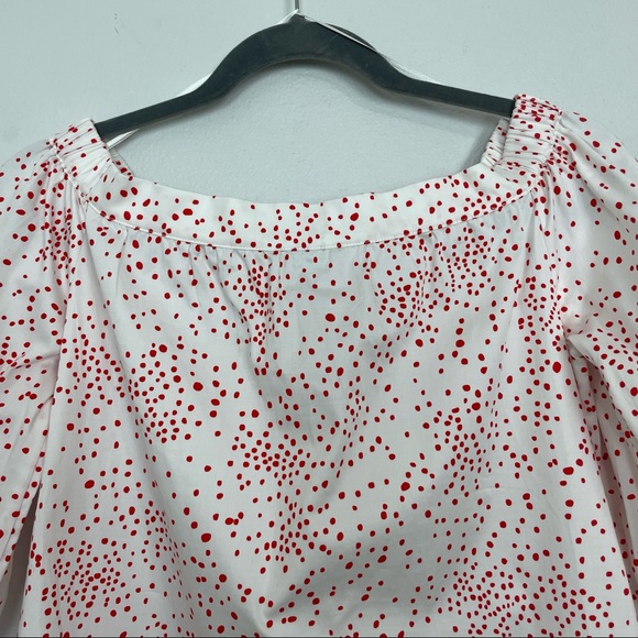 H&M Off Shoulder Button Down Crop Top | Size 2 - Picture 8 of 14